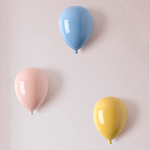 Ceramic Balloons: 3D Wall Decoration for Kids Room