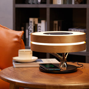 Tree Smart Lamp With Wireless Phone Charger And Bluetooth Speakers