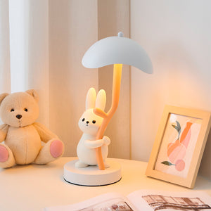 Rabbit Night Light: Bedside Lamp For Kids' Bedroom, Table Lamp