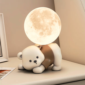 Harry The Bear: Table Lamp For Kids' Room, Figurine, Clock, Tray