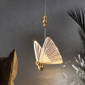 Golden Butterfly Pendant Light: Chandelier For Home, Hanging Light