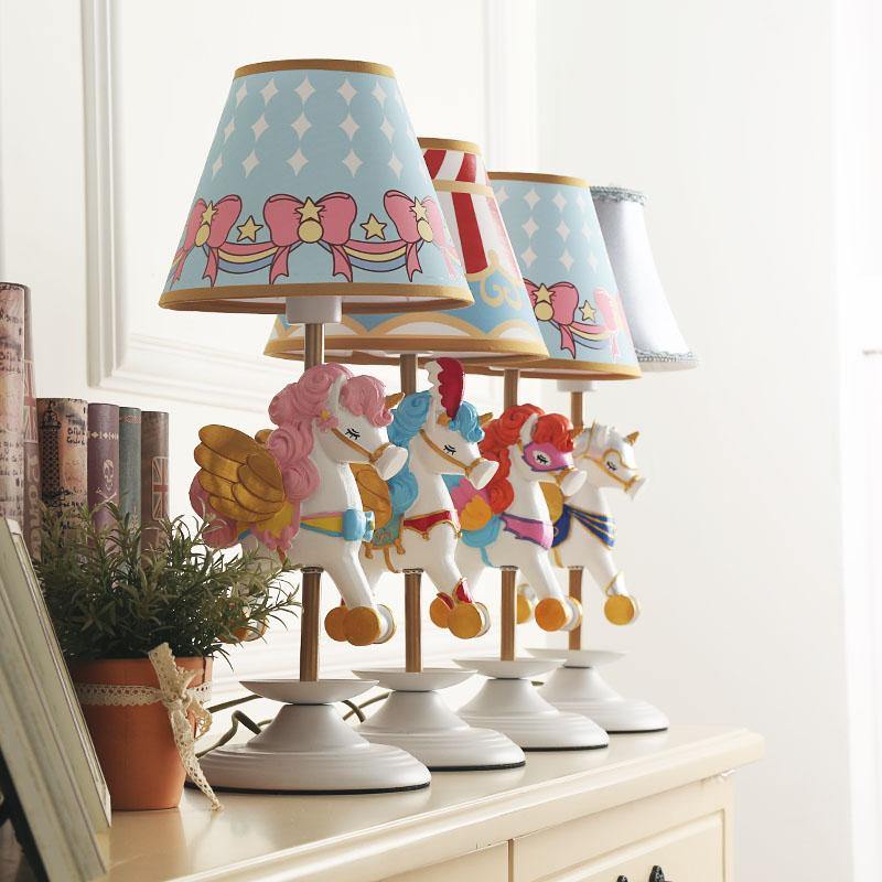 Childrens bedside fashion lamps