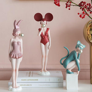Coco Girls: Figurines, Decorattive Accents, Centerpieces
