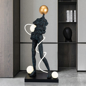 Edward LED Floor Lamp: Large Standing Lamp, Human Shaped Lamp