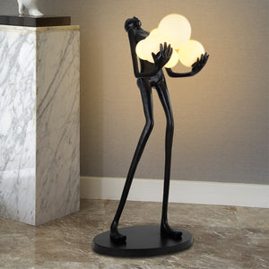 Richie Floor Lamp: Tall Human Shaped Standing Lamp