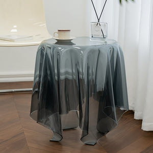 Vega Transparent Side Table: Acrylic Coffee Table For Living Room