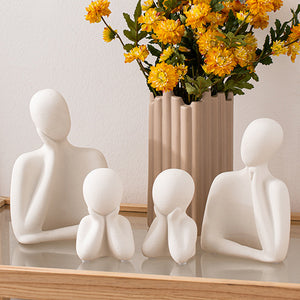 Family Figurines: Ceramic Sculptures, Centerpieces, Decorative Accents
