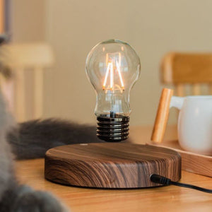 Levitating Light Bulb: Table Lamp, Desktop Lighting