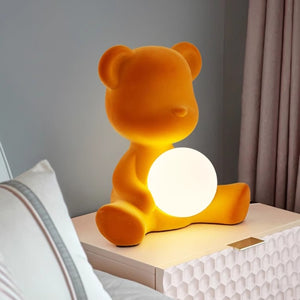 Teddy Bedside Lamp: Bear Shaped Table Lamps For Kids' Room