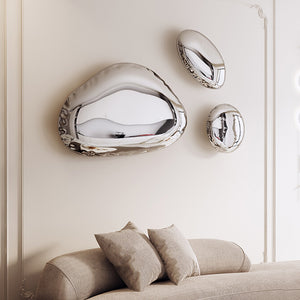 Silver Drops 3D Wall Art