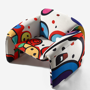 M-Shaped Graffiti Chair