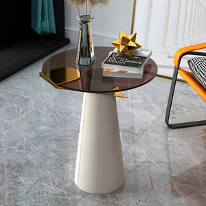 Jayson Side Table With Glass Tabletop