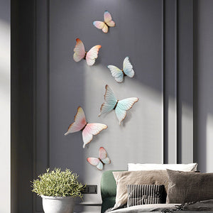butterfly designs on wall