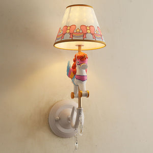Unicorn With Red Mane Wall Lamp