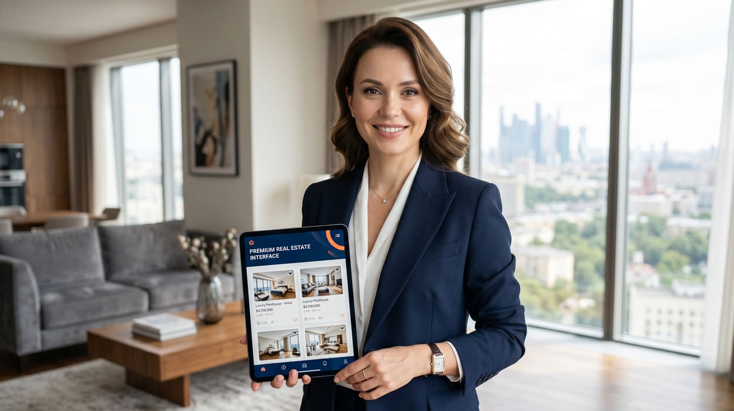 Professional real estate agent